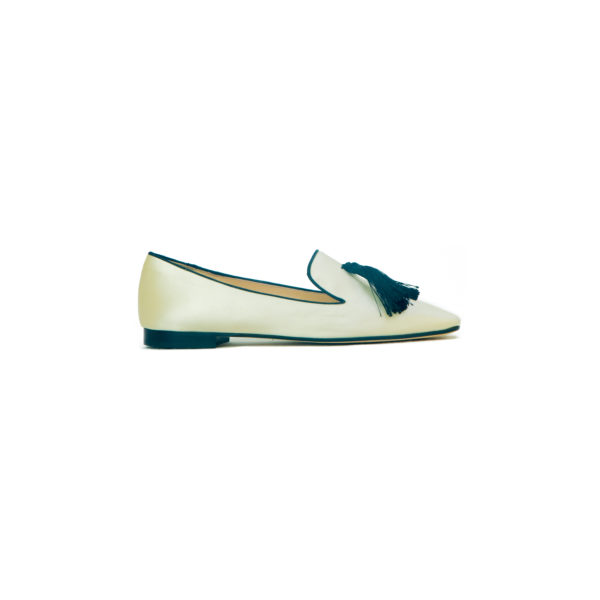 Prosperine Mocassino da Donna in Raso con Nappine