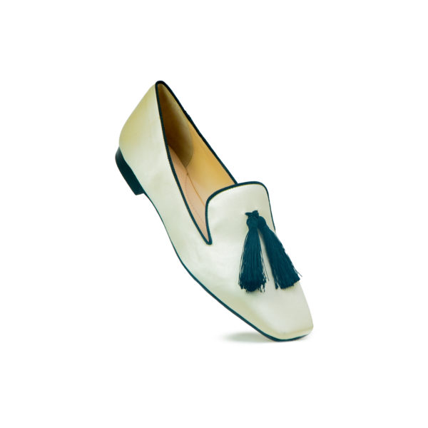 Prosperine Mocassino da Donna in Raso con Nappine Convenienza