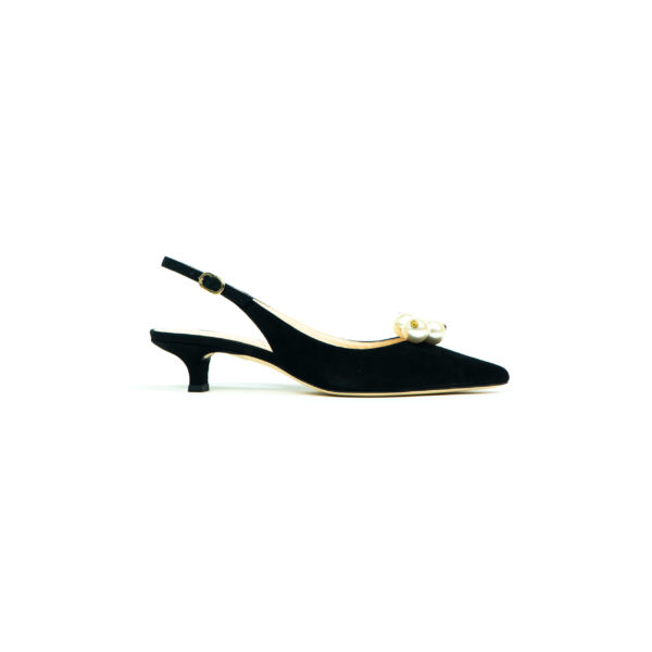 Prosperine Chanel da Donna in Camoscio con Perle