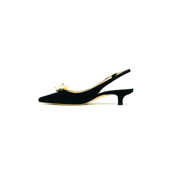 Prosperine Chanel da Donna in Camoscio con Perle Presa