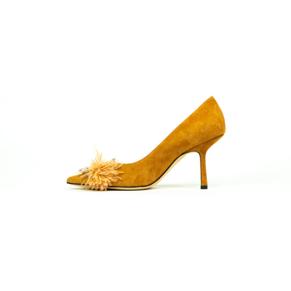 Prosperine Decolletè da Donna in Camoscio Camel Vendita Calda