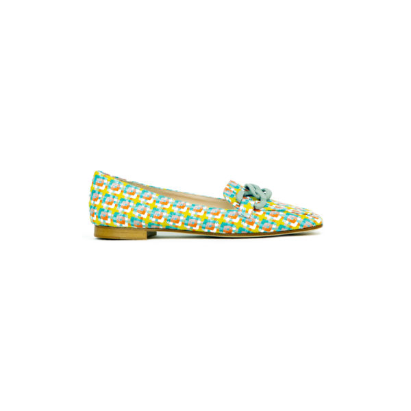 Prosperine Mocassino da Donna in Tessuto Multicolor