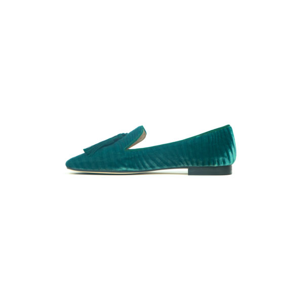 Prosperine Mocassino da Donna in Velluto con Nappine 2025