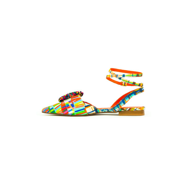 Prosperine Sandalo da Donna in Tessuto Multicolor Outlet