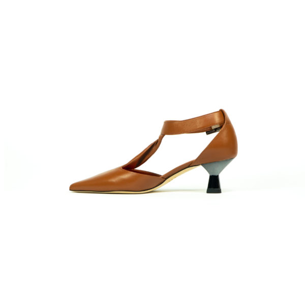 Prosperine Sandalo da Donna in Nappa con Tacco Laccato Economico