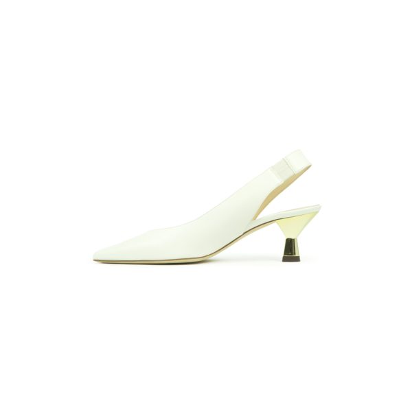 Prosperine Sandalo da Donna in Nappa con Tacco Laccato Oro Online