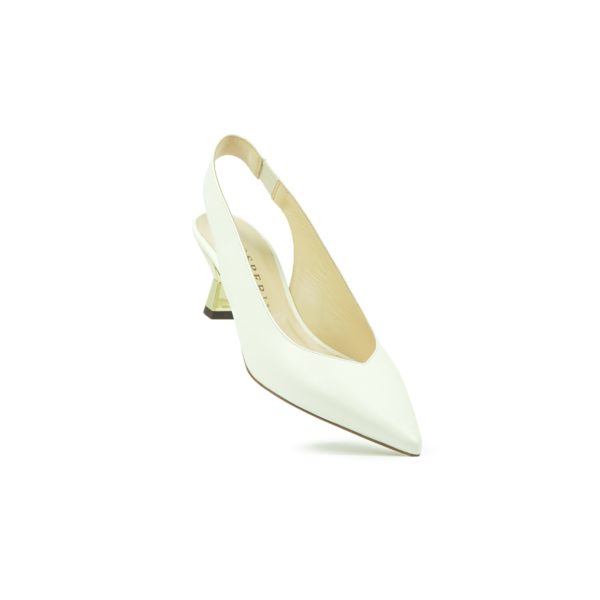 Prosperine Sandalo da Donna in Nappa con Tacco Laccato Oro Online