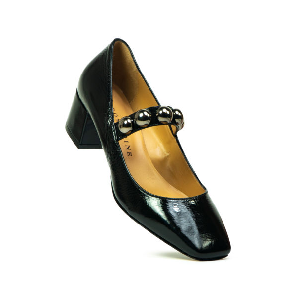 Prosperine Scarpa da Donna “Mary Jane” con Borchie Saldi Di Fabbrica