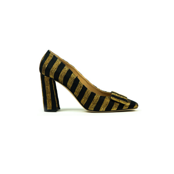 Prosperine Scarpa donna in tessuto a righe