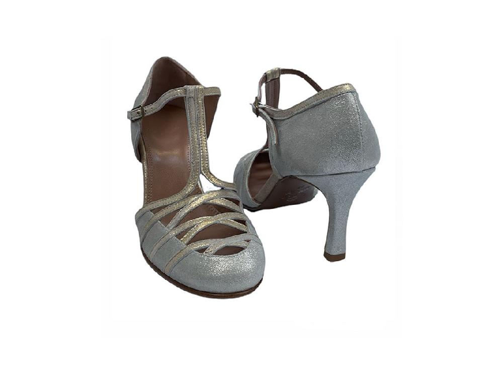 Rose'S Roses Colette – Silver T-Strap Acquista Ora