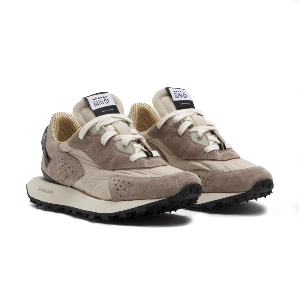 RUN OF Elio sneakers in pelle scamosciata e nylon I Più Venduti