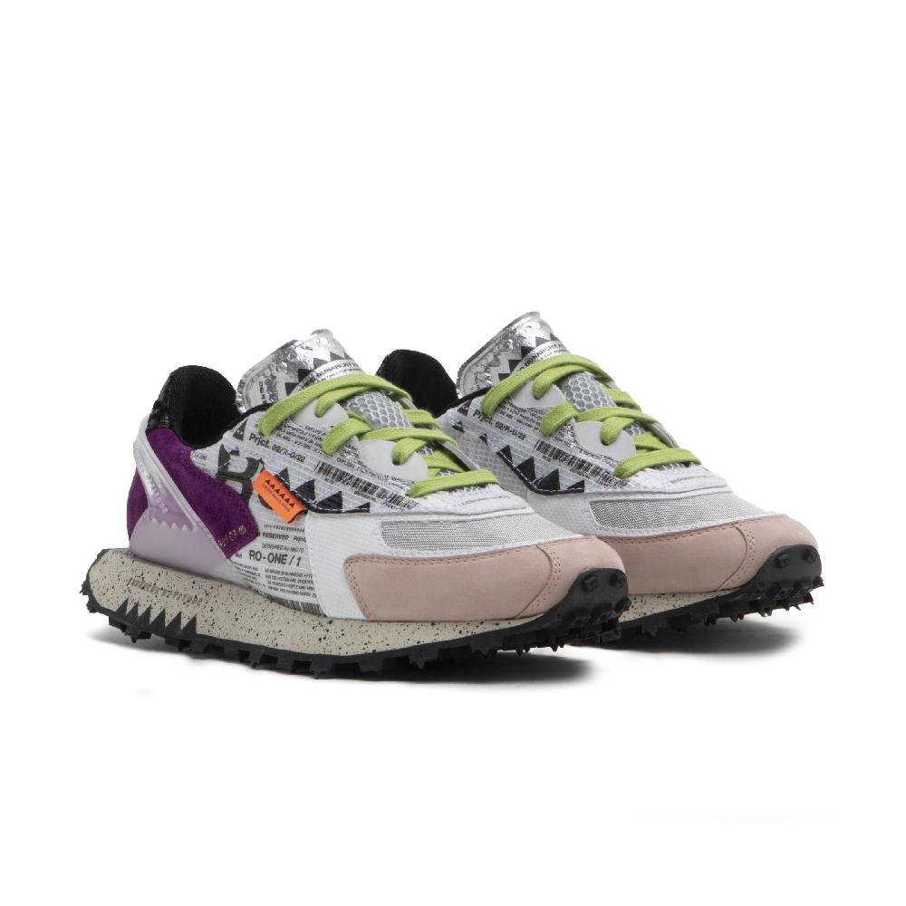 RUN OF Ro1 Furia sneakers in pelle nylon pelle scamosciata e rete Qualità Garantita