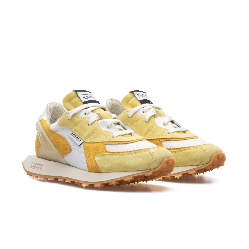 RUN OF Lemonade sneakers uomo in pelle scamosciata e nylon | sito ufficiale RUN OF Italy