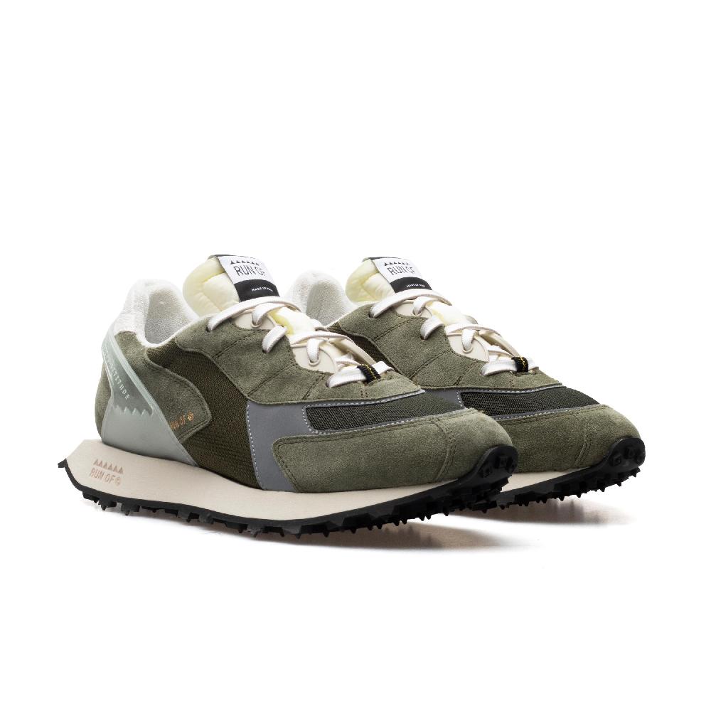 RUN OF Military sneakers uomo in pelle scamosciata e nylon | sito ufficiale RUN OF 2025