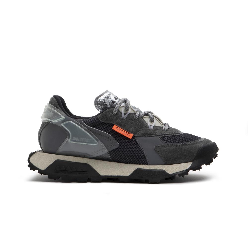RUN OF Nepal sneakers in mesh e pelle scamosciata