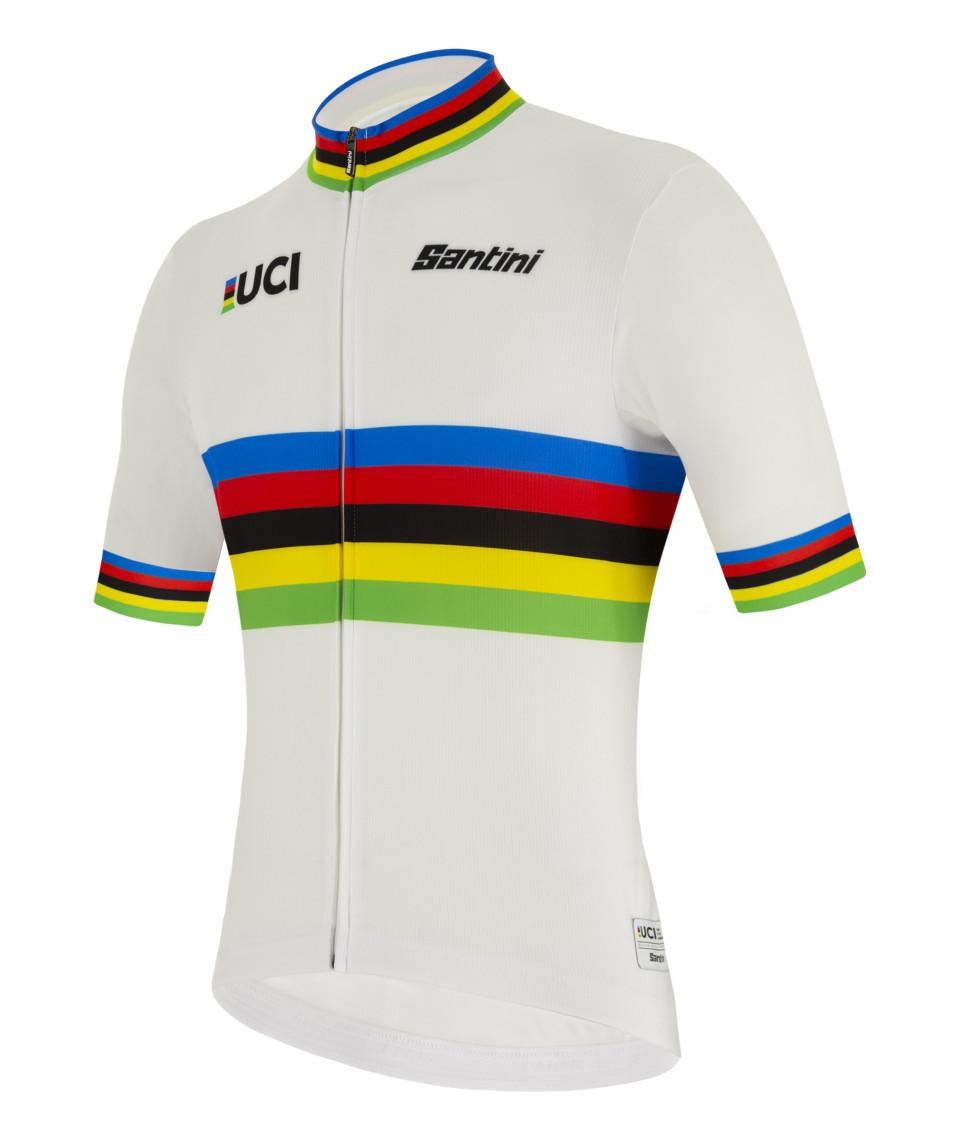 Santini UCI OFFICIAL CAMPIONE DEL MONDO - MAGLIA ECO Fino Al -60%