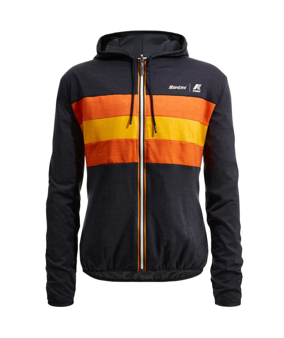 Santini SANTINI x K-WAY - GIACCA ANTIVENTO REVERSIBILE 2025