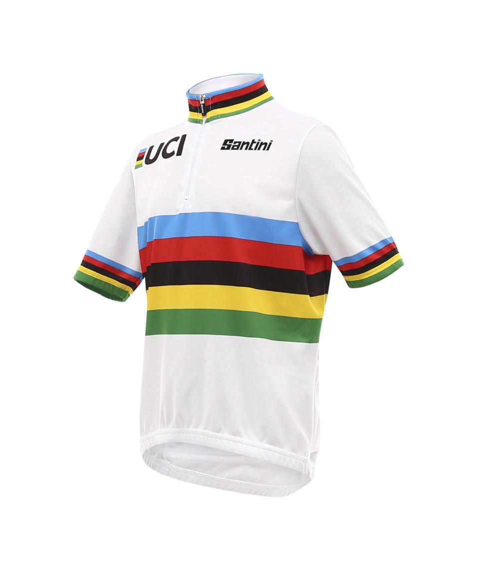 Santini UCI OFFICIAL CAMPIONE DEL MONDO - MAGLIA BAMBINO Qualità