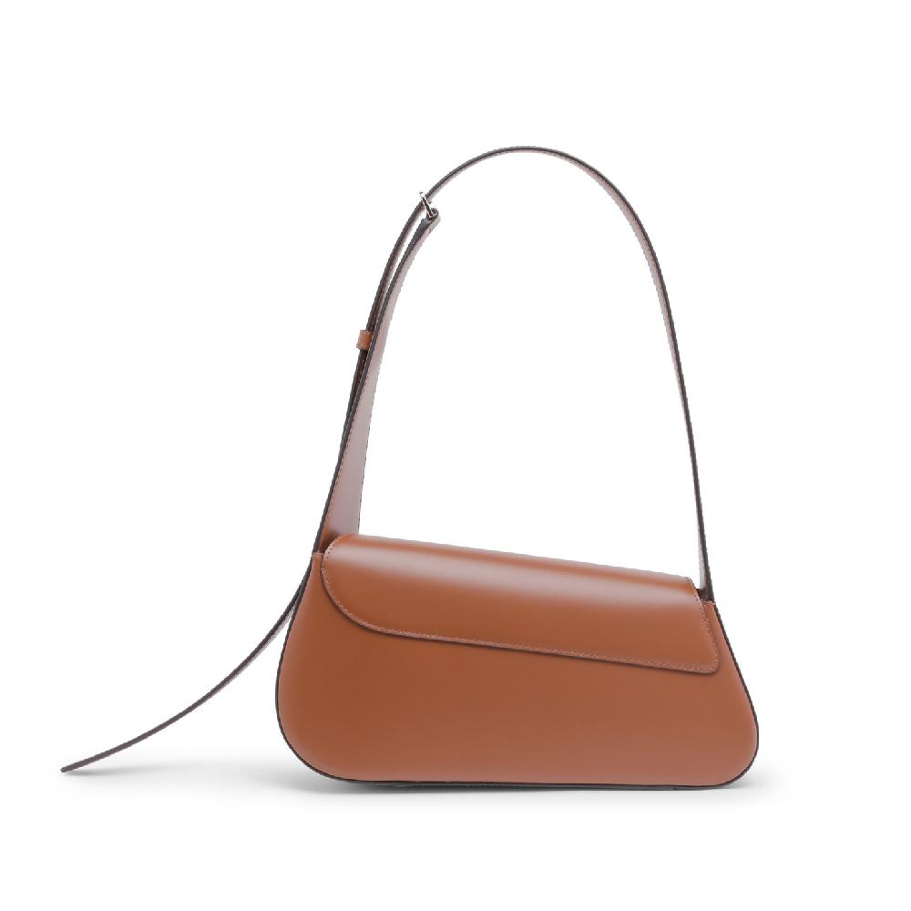 Santoni Borsa ThePluto in pelle marrone Vendita Economica