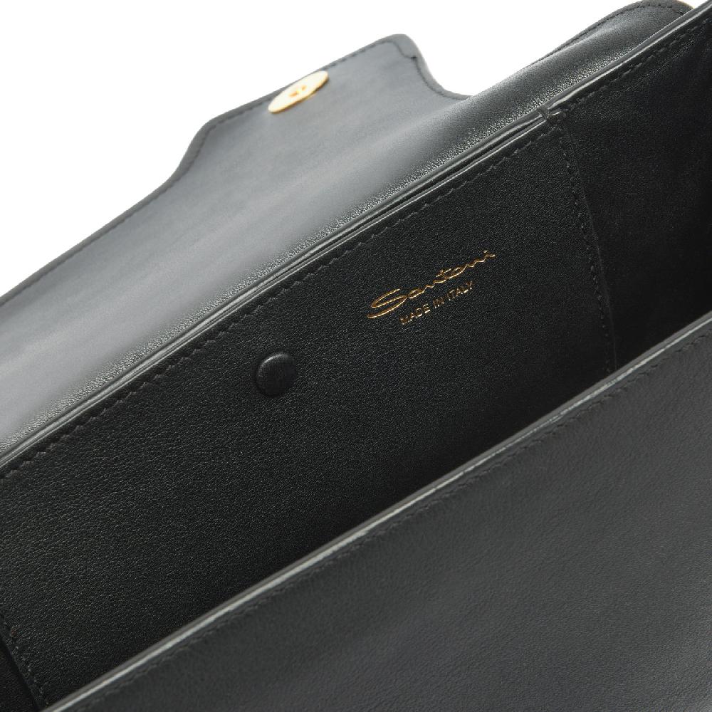 Santoni Borsa ThePluto in pelle nera I Più Venduti