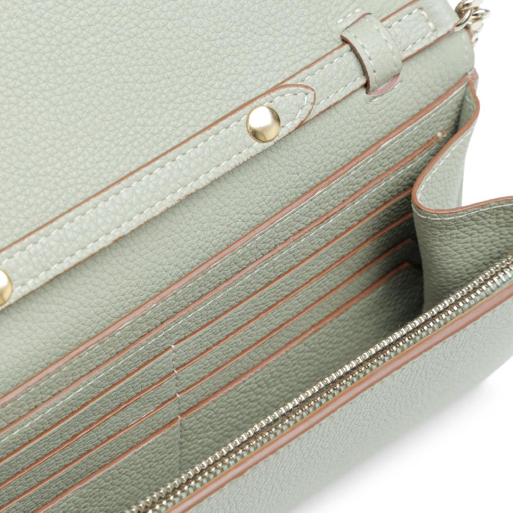 Santoni Borsa a tracolla in pelle verde 2025
