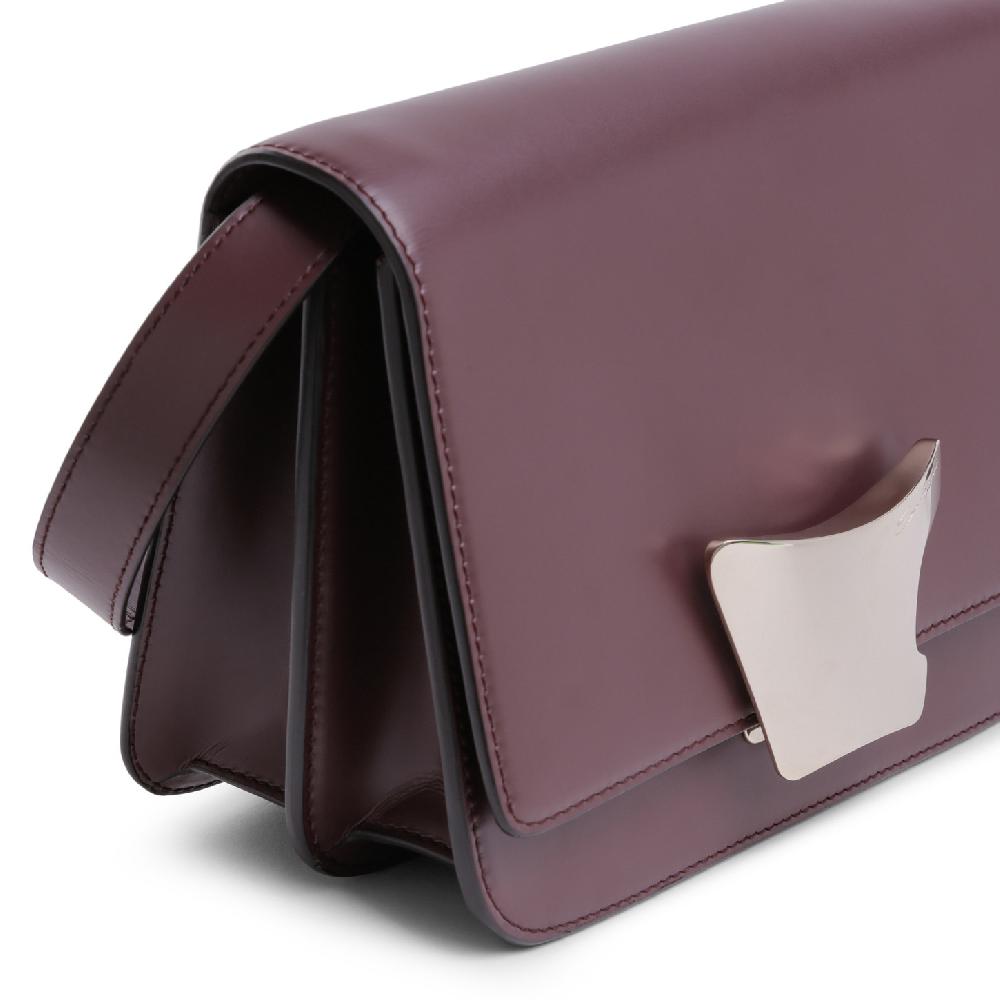 Santoni Borsa a tracolla in pelle bordeaux Fino Al -60%