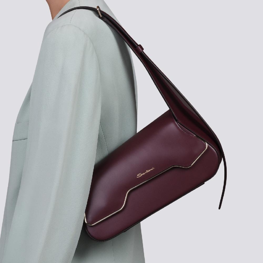 Santoni Borsa ThePluto in pelle bordeaux Convenienza