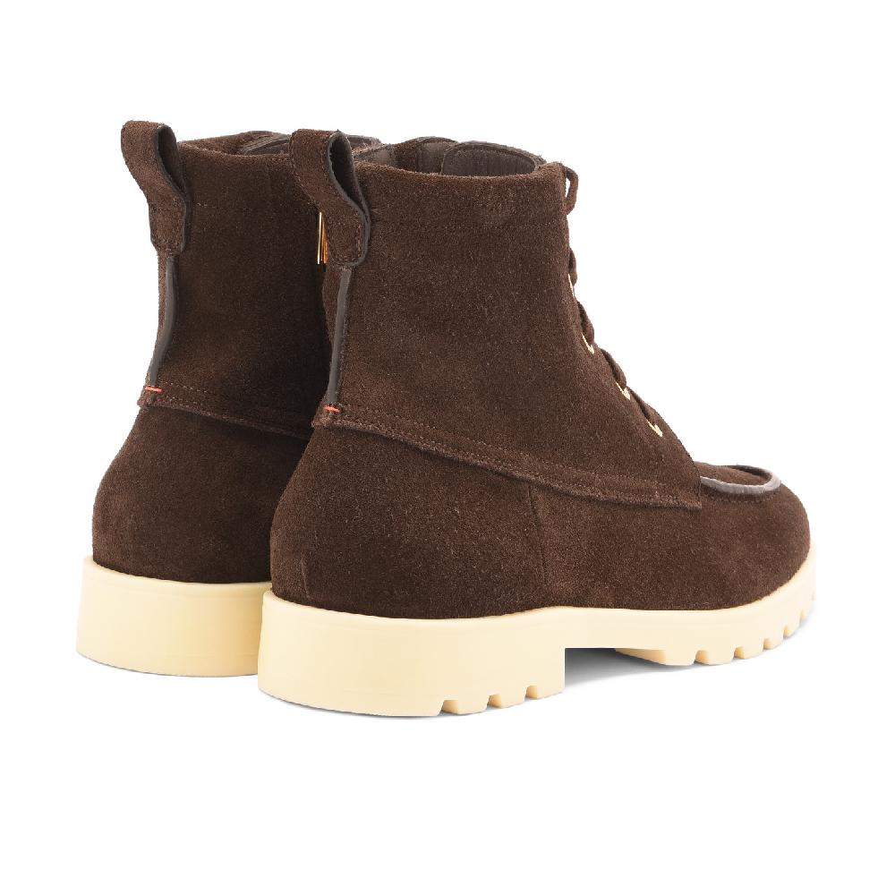 Santoni Stivaletto da donna in suede testa di moro Prezzo Ridotto