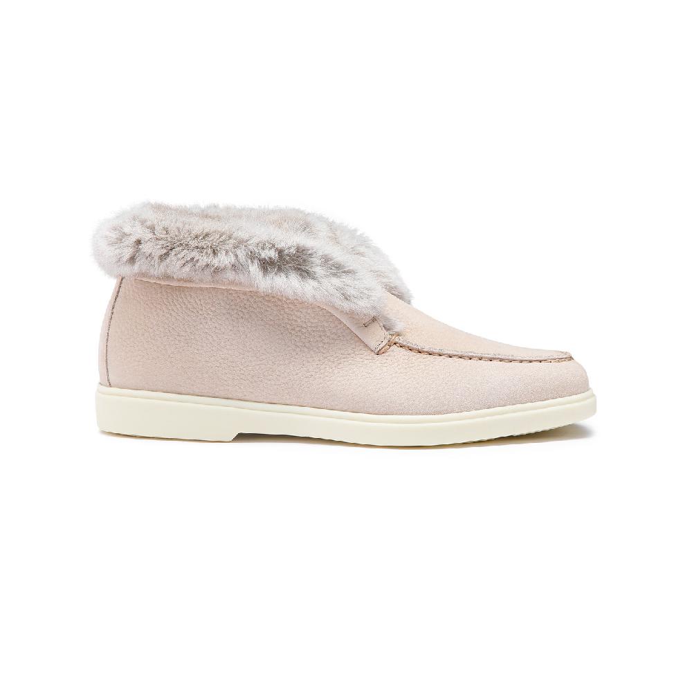 Santoni Stivaletto desert da donna in nabuk rosa