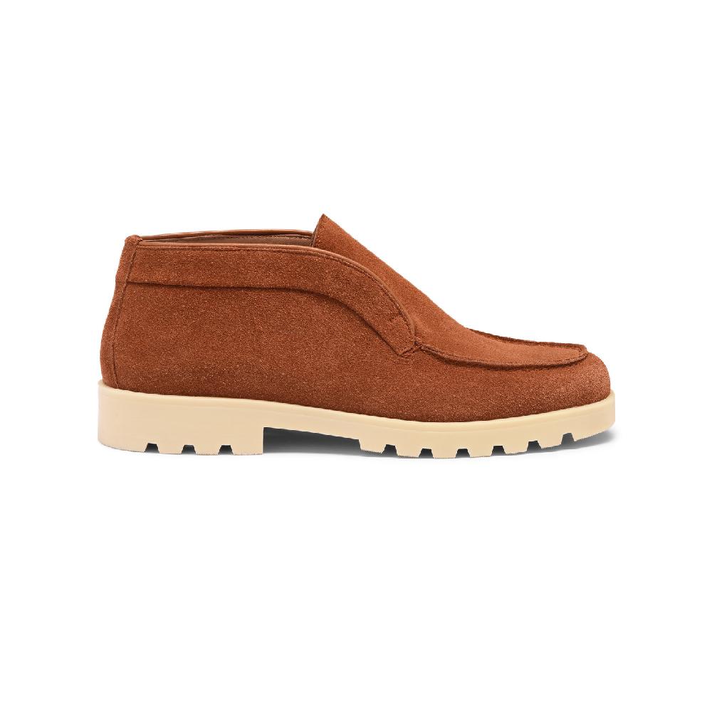 Santoni Stivaletto desert da donna in suede arancione