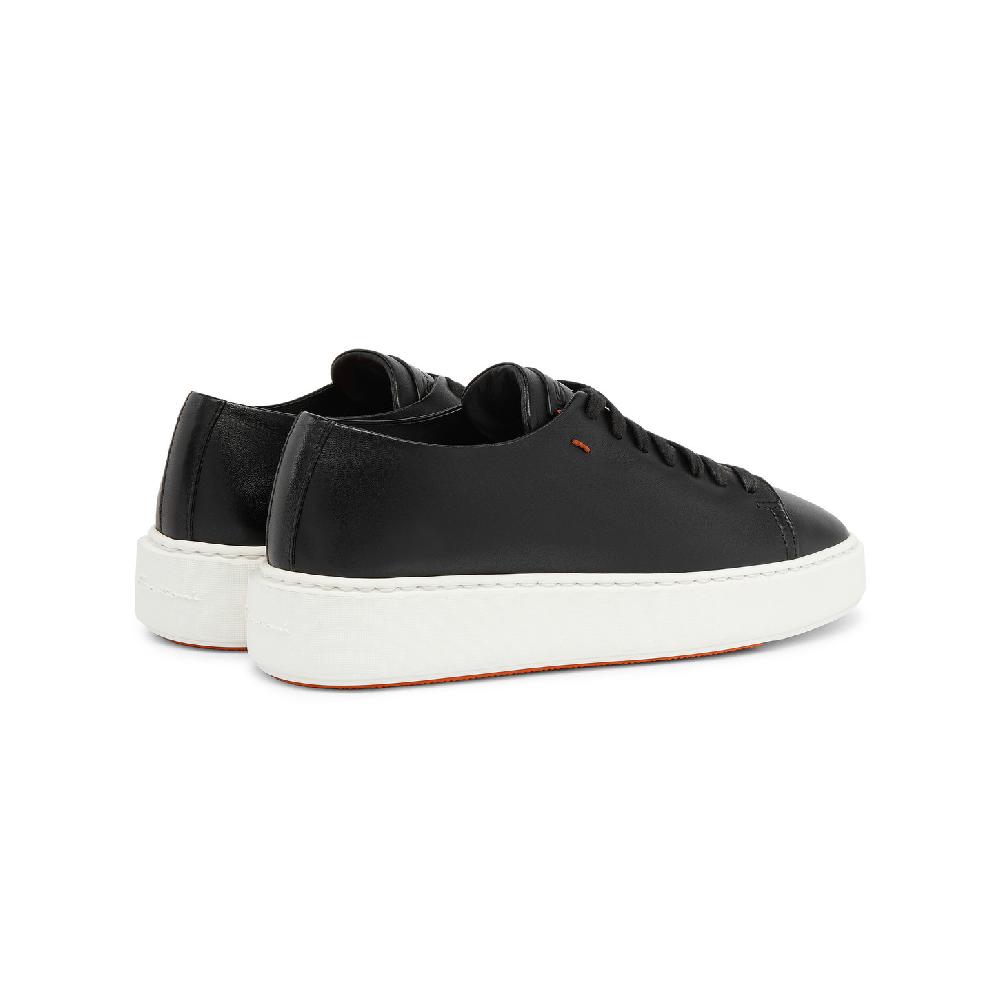 Santoni Sneaker da donna in pelle nera Vendita Economica