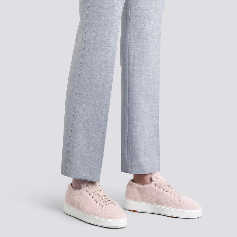 Santoni Sneaker da donna in lana rosa Vendite Flash
