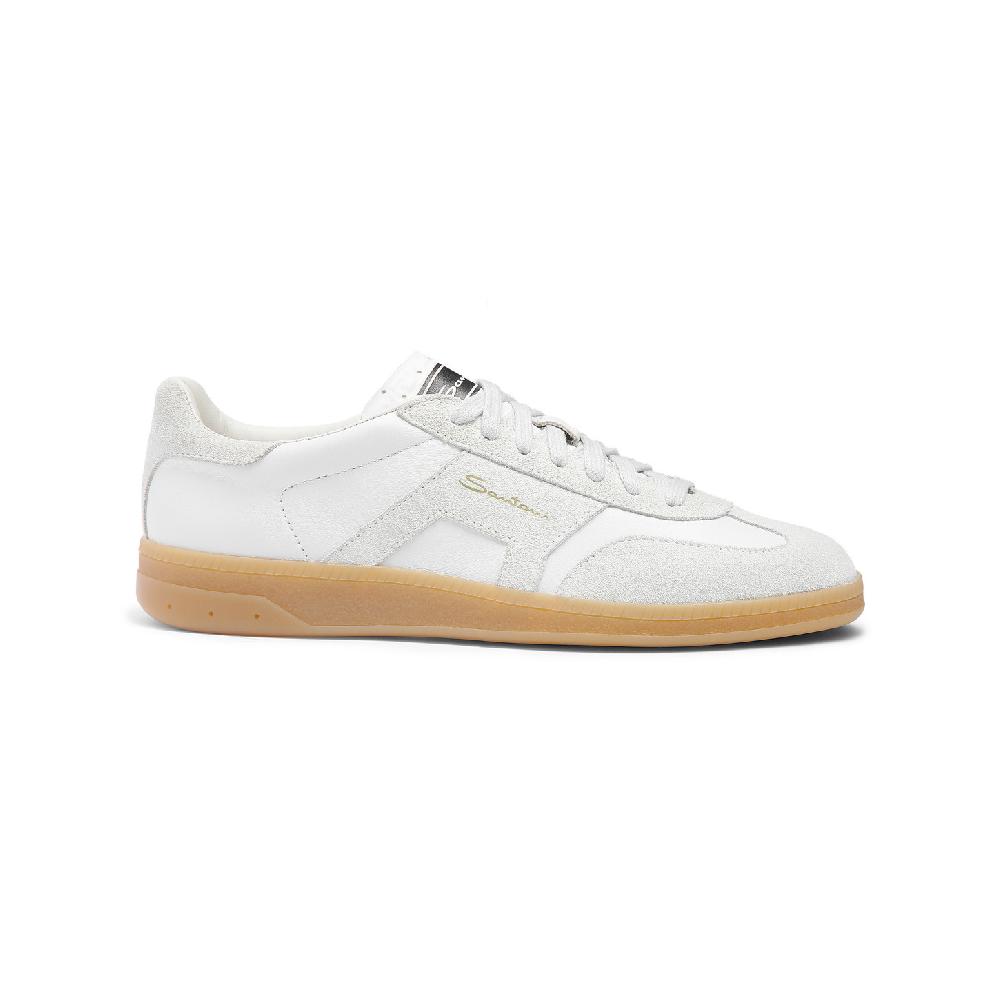 Santoni Sneaker DBS Oly da donna in pelle bottalata bianca Economico