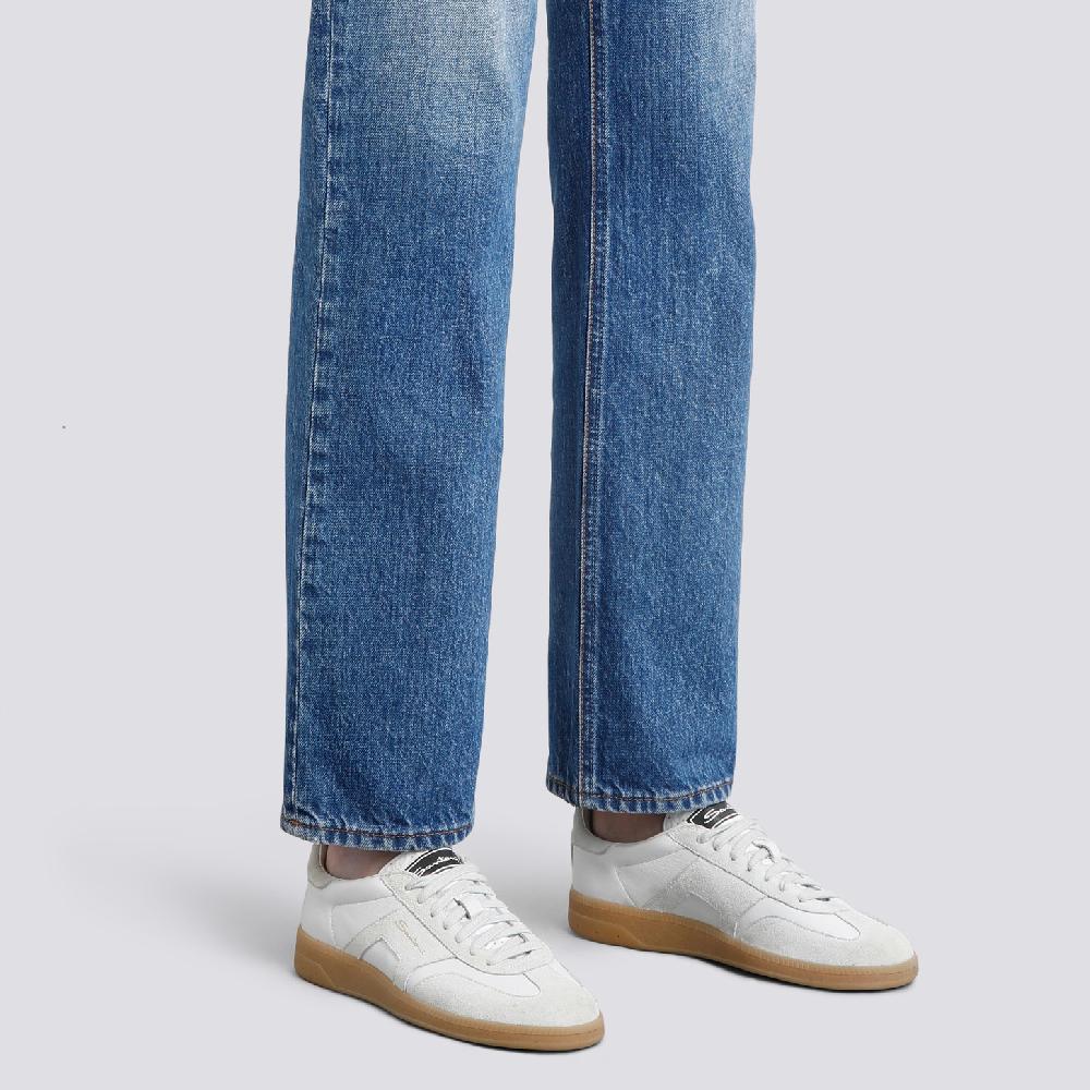 Santoni Sneaker DBS Oly da donna in pelle bottalata bianca Economico