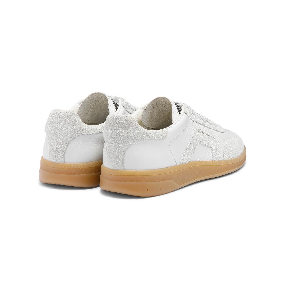 Santoni Sneaker DBS Oly da donna in pelle bottalata bianca Economico