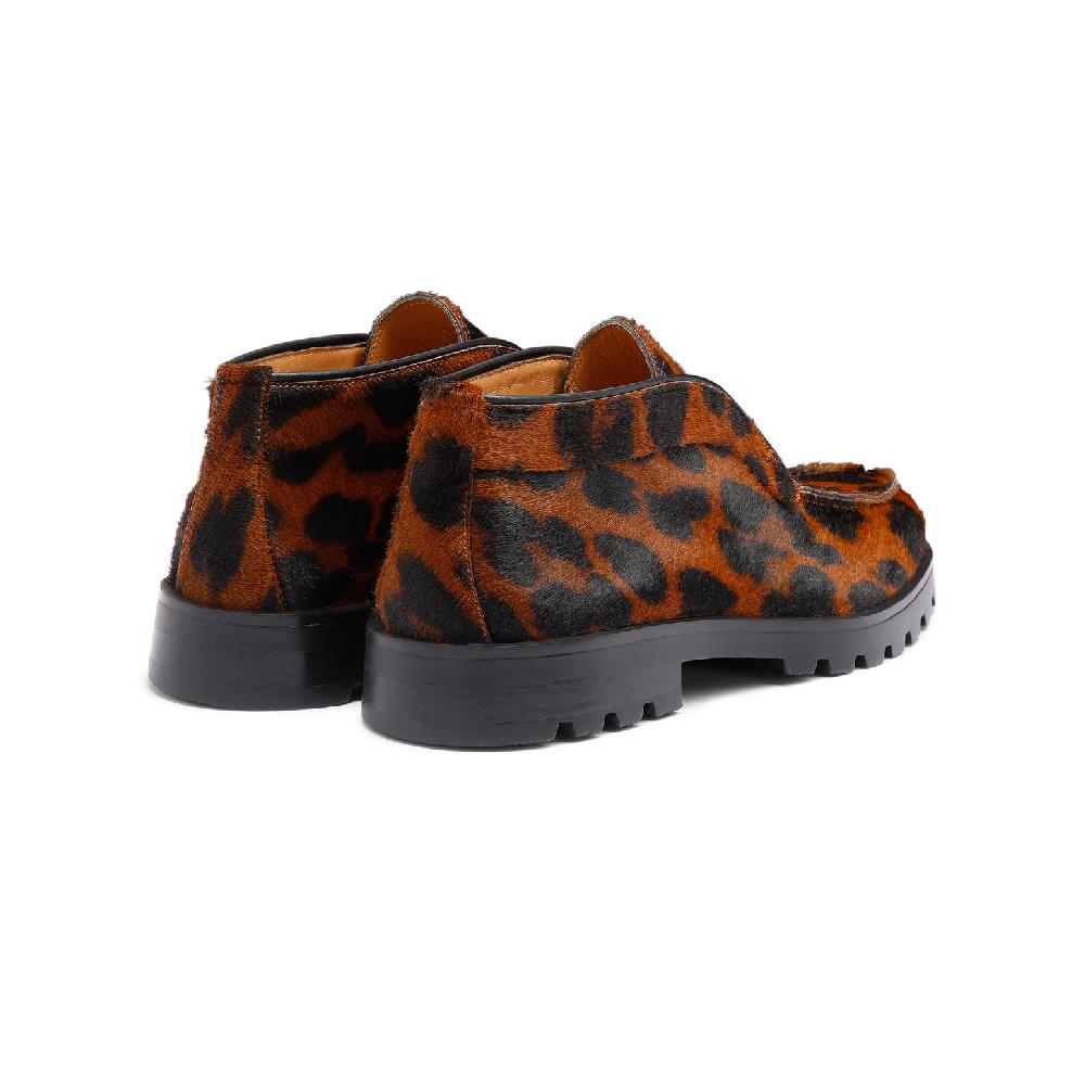 Santoni Stivaletto desert da donna in cavallino animalier Offerte