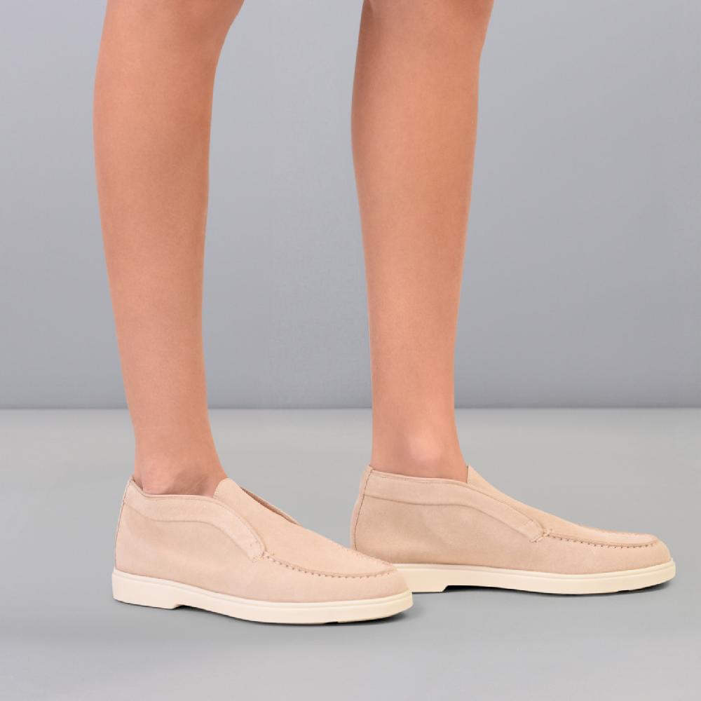 Santoni Stivaletto desert da donna in suede rosa Hotsell