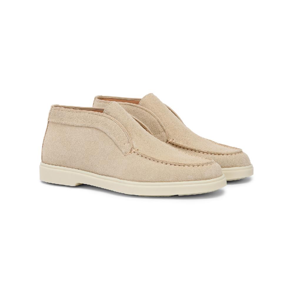 Santoni Stivaletto desert da donna in suede rosa Hotsell