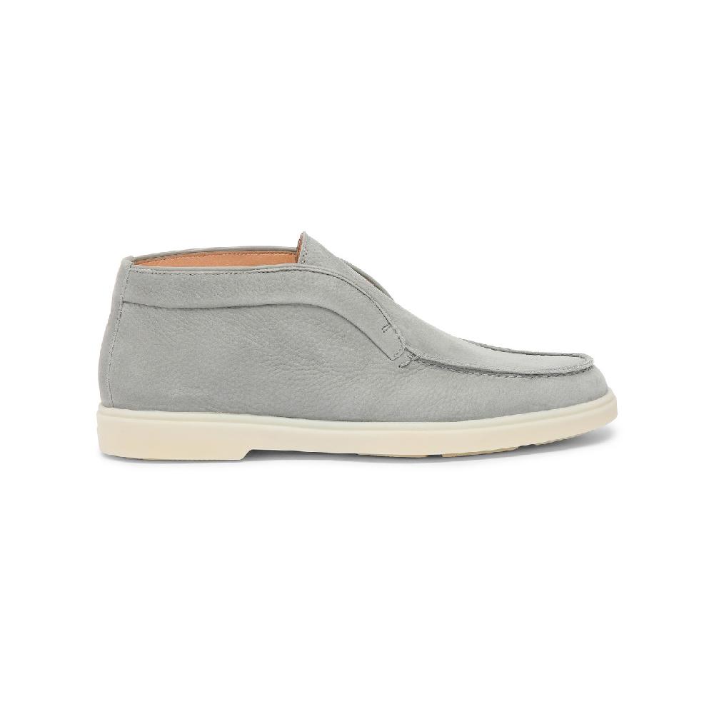 Santoni Stivaletto desert da donna in nabuk grigio Soddisfazione Garantita