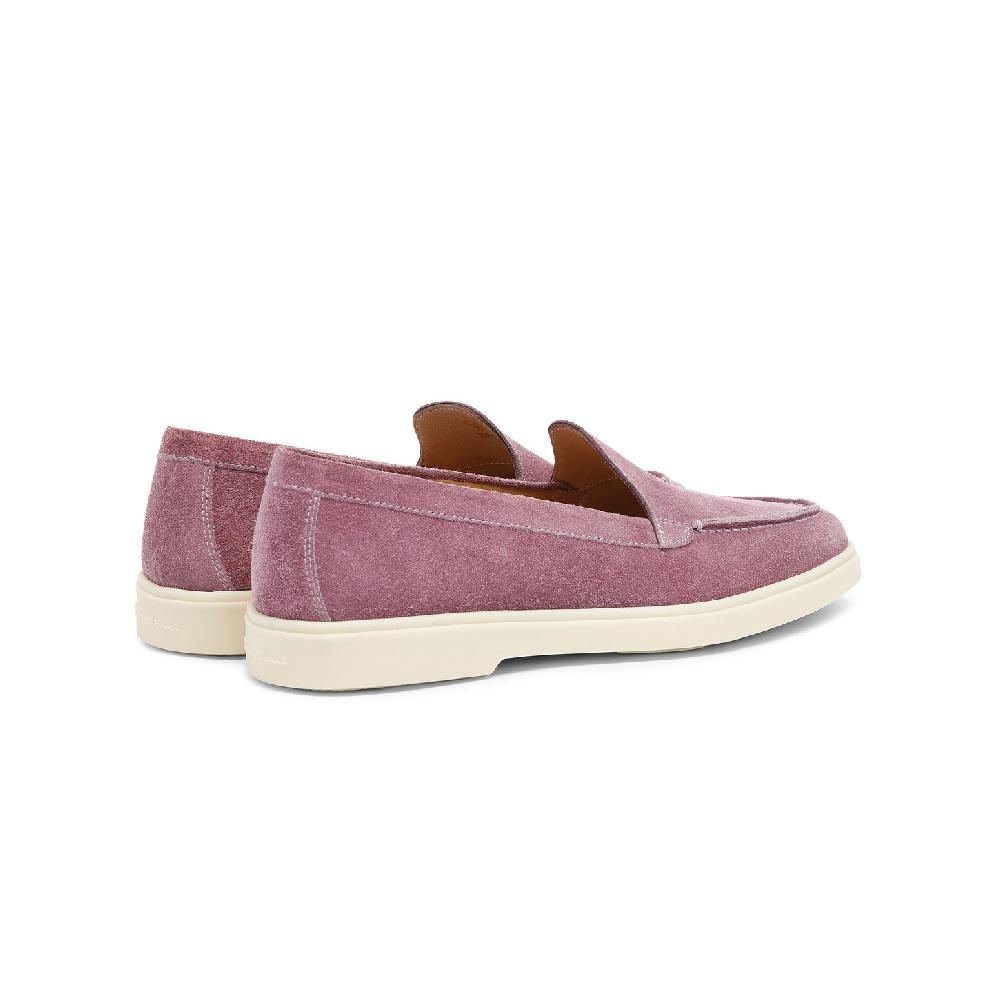 Santoni Mocassino da donna in suede viola Italia
