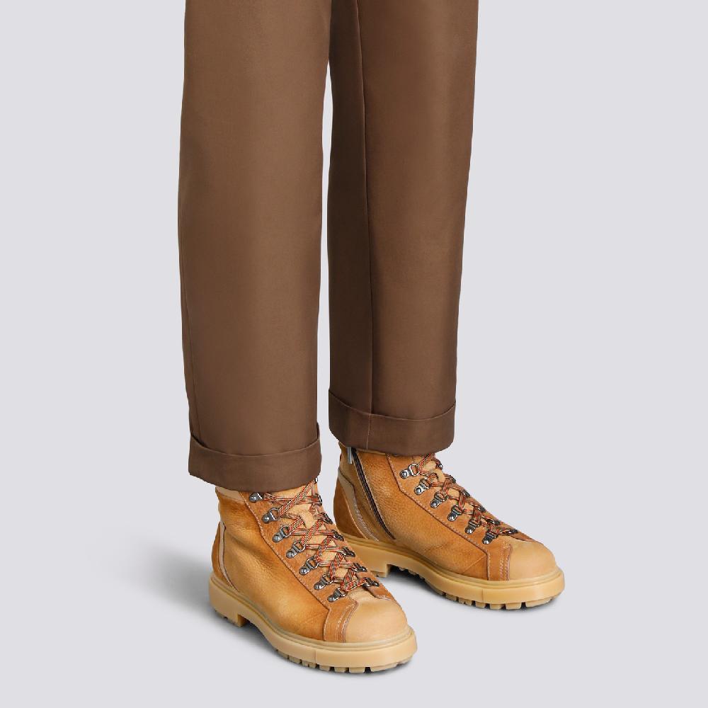 Santoni Scarponcino da montagna da uomo in nabuk marrone 2025