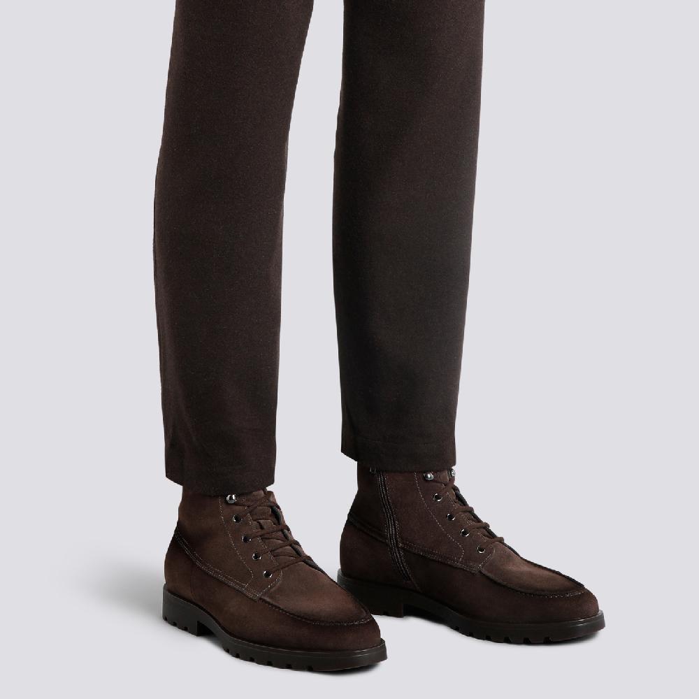 Santoni Stivaletto da uomo in suede testa di moro Nuovo