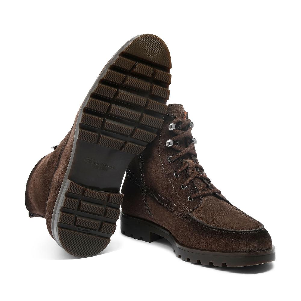 Santoni Stivaletto da uomo in suede testa di moro Nuovo