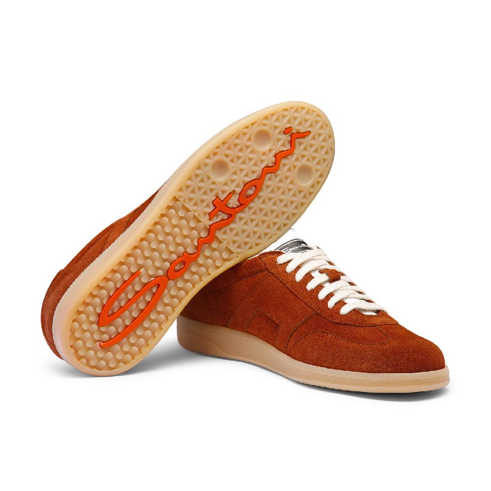 Santoni Sneaker DBS Oly da uomo in suede marrone Novità