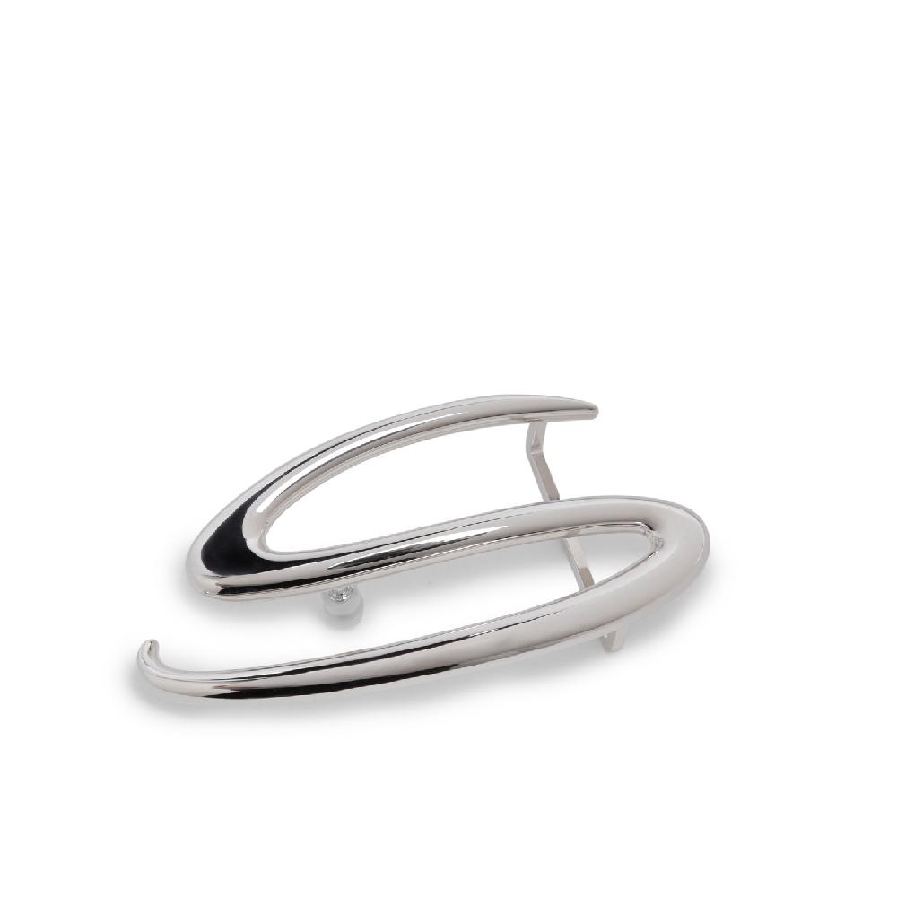 Santoni Fibbia "S" per cintura in metallo argento Soddisfazione Garantita
