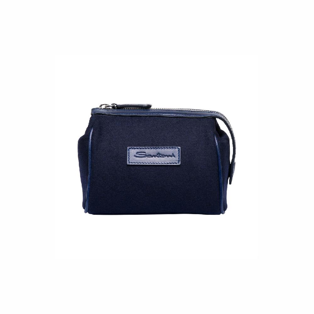 Santoni Kit con crema panno e spazzola con pouch in lana Vendite stagionali