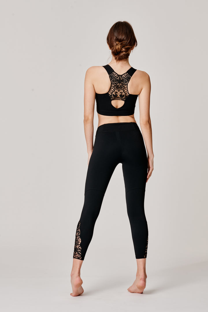 Sàpopa Poppy Black Lace Bra Moda