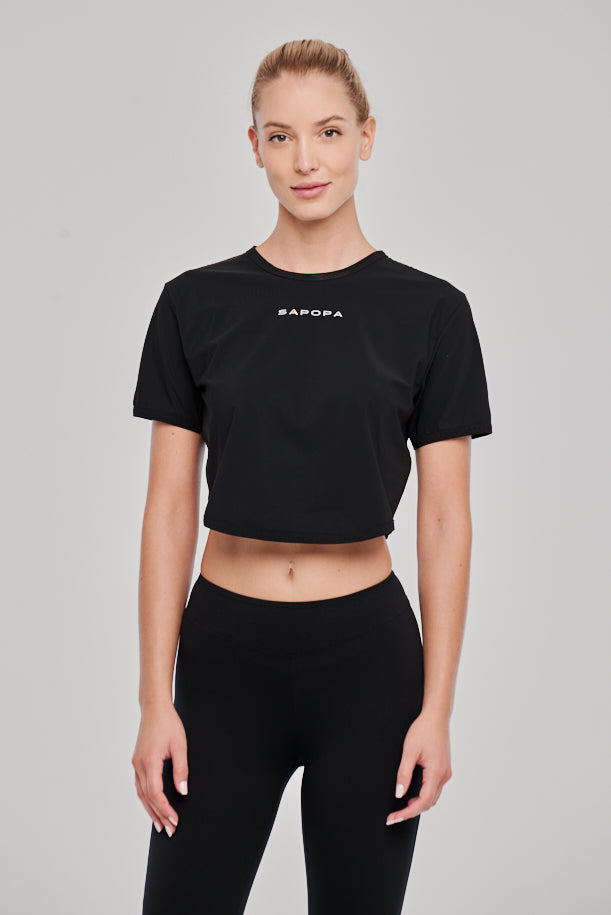 Sàpopa Sapopa Black T Shirt 2025