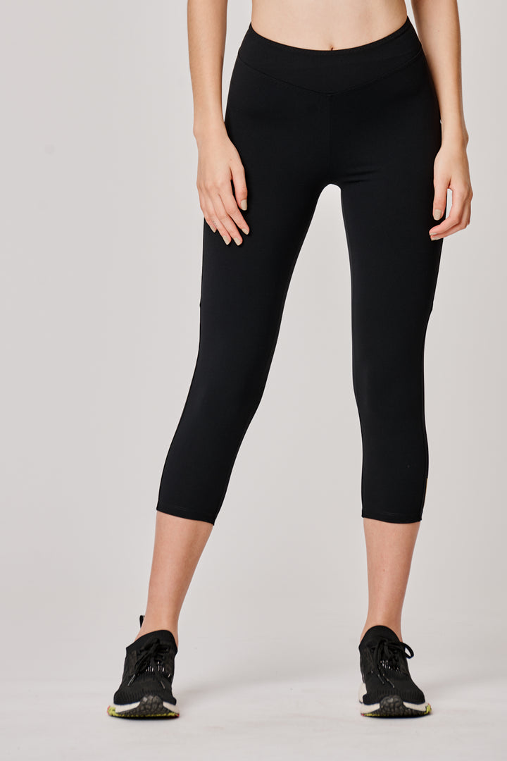 Sàpopa Valeria Crop Black Leggings Offerte