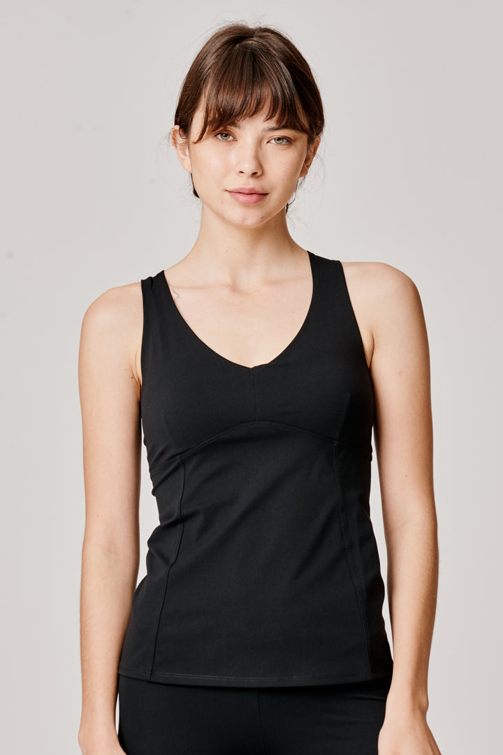 Sàpopa Tulipano Grey Lace Tank Top In Linea